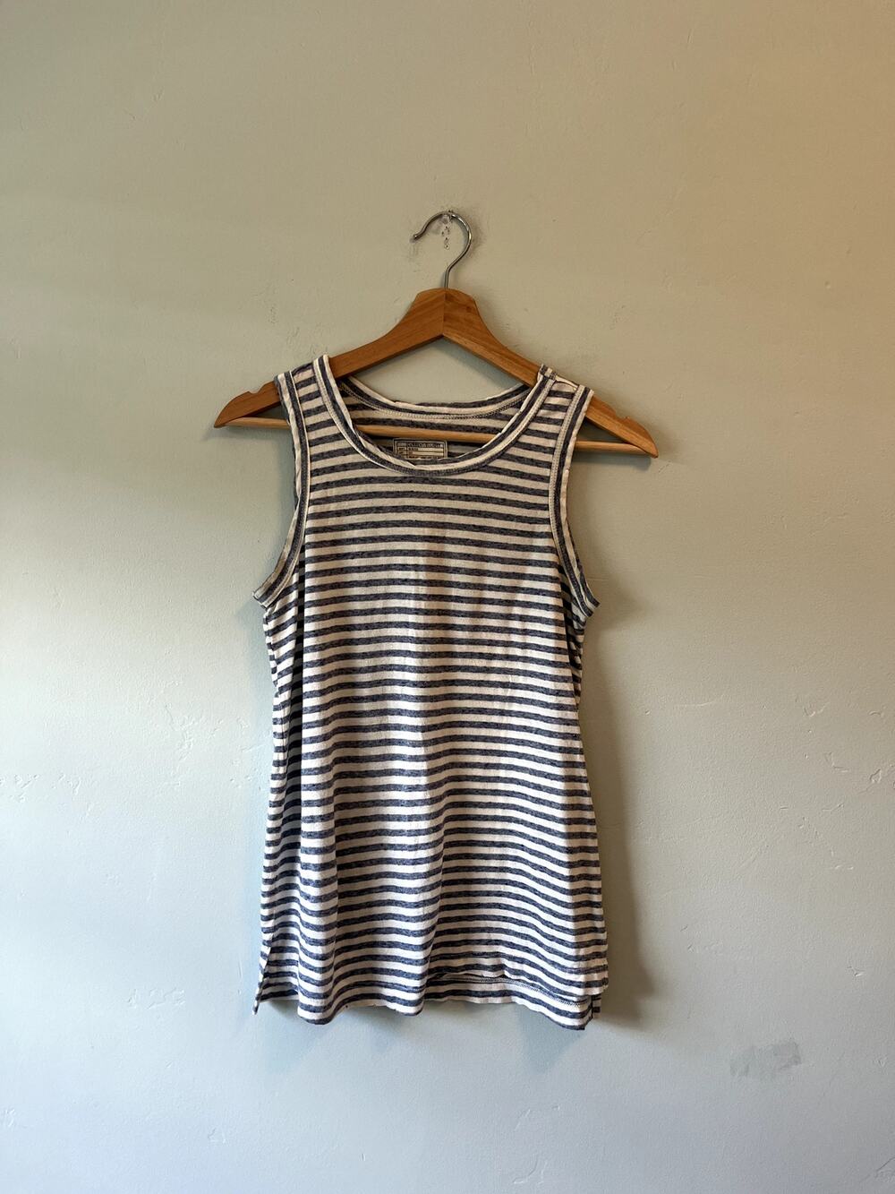 Current/Elliott White and Blue Striped Tank
